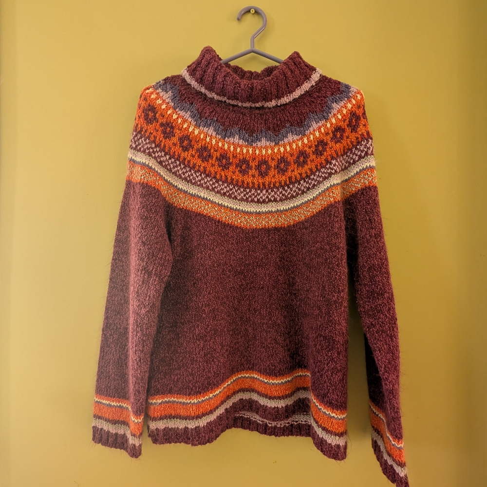 Cozy Multicolor Knit Sweater